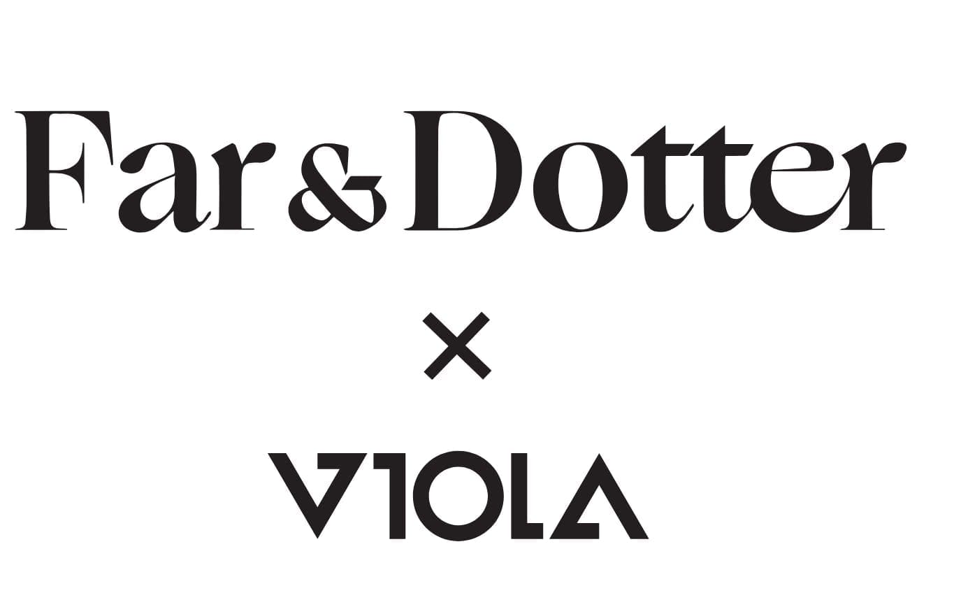 Viola x Far & Dotter logo